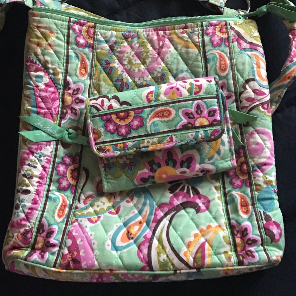Vera Bradley Hipster Crossbody Purse Wallet